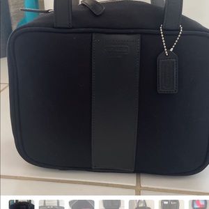 Coach Black Toiletries Bag